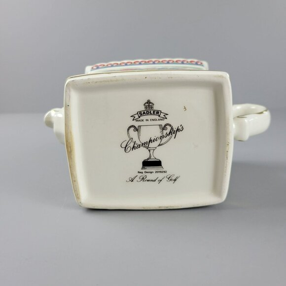 Sadler A Round Of Golf Mini Teapot Championship Collection England Discontinued - Picture 10 of 16